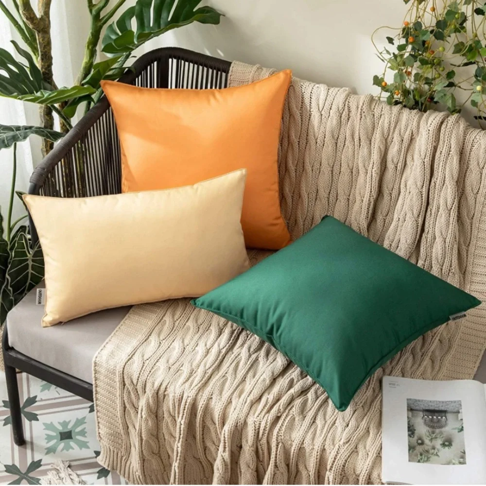 Luxury Home | Chic Hunter Green Outdoor Water Resistant Throw Pillow Covers